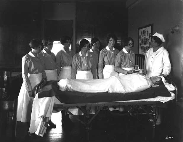 Nurses in classroom - 1925